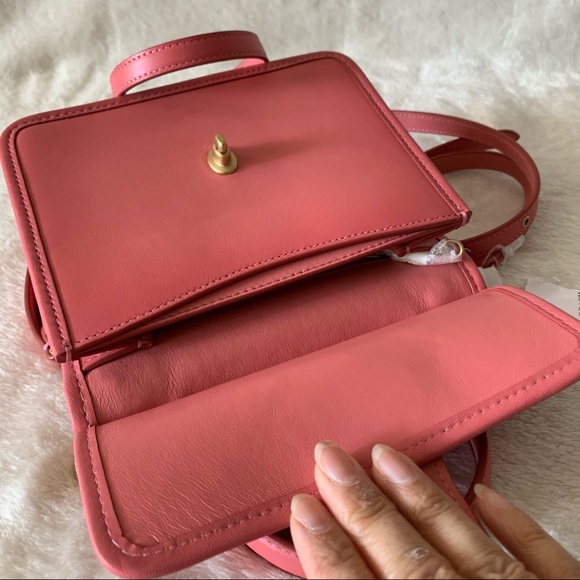 NWT Coach Leather Mini Court Top Handle Convertible Bag - Picture 10 of 11